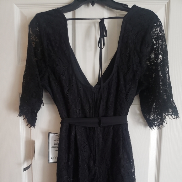 Black Lace Romper - Picture 2 of 4